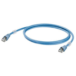 Weidmüller Cat6a S/FTP, 0.2m câble de réseau Bleu 0,2 m S/FTP (S-STP)