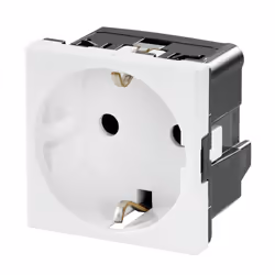 Weidmüller IE-FCI-PWB-DE, Type F, Blanc, Polycarbonate (PC), IP20, 250 V, 16 A