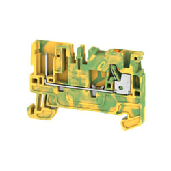 Weidmüller APGTB 2.5 PE 2C/1 bornier Vert, Jaune