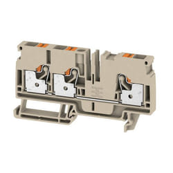 Weidmüller A3C 6 bornier Beige