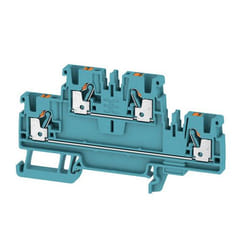 Weidmüller A2T 2.5 BL bornier Bleu