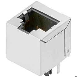 Bôitier femelle RJ45 Weidmüller RJ45C6 R1V 3.2N4N TY 2634590000 RJ45 embase femelle verticale argent noir 1 pc(s)