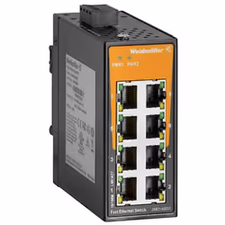 Weidmüller IE-SW-EL08-8TX, Géré, Fast Ethernet (10/100), Full duplex
