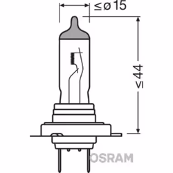 Ampoule halogène OSRAM H7 All Season 12V, 55W, 1 pièce
