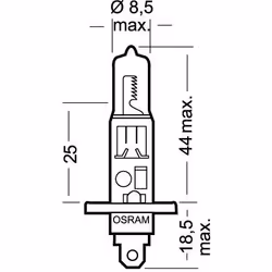 Osram 64150-01B ampoule halogène 55 W