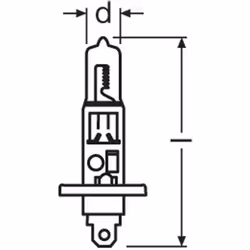 Osram 64150-01B ampoule halogène 55 W