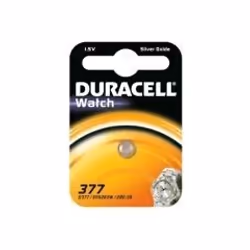 Pile-bouton Duracell type-réf. 377 (1 unité sou…