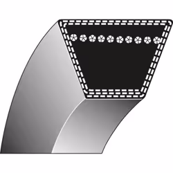 Courroie trapézoïdale pour tondeuse autoportée TONDEUSE À GAZON MODÈLES HONDA : HT-R3009 Dimensions : 15.8 x 1723 mm 5/8 » X  ...
