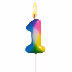 Susy Card 11348356, Bougies, Multicolore, 1 pièce(s)