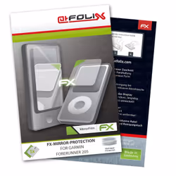 atFoliX FX-Mirror, Garmin Forerunner 205, Film de protection pour écran de navigateur, Garmin, Garmin Forerunner 205, Résista ...