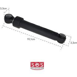 Lot de 2 amortisseurs compatible avec machine à laver Samsung DC66-00531C