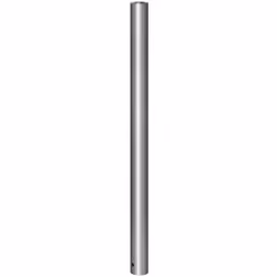 Potelet en inox, à tête plate, à sceller dans du béton avec dispositif d'ancrage au sol, Ø 76 mm. Produit livré = monté. Haut ...