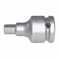 Carré d’entraînement 12,5 mm (1/2 pouce) DIN 3121 · Forme G 12,5 · Avec perçage pour béquille et rainure circulaire Empreinte ...
