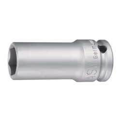 Carré d’entraînement 20 mm (3/4 pouce) DIN 3121 · Forme H 20 · Avec perçage pour béquille et rainure circulaire · Version lon ...