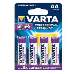 Varta 4x AA Lithium, Batterie à usage unique, AA, Lithium, 1,5 V, 4 pièce(s), 2900 mAh