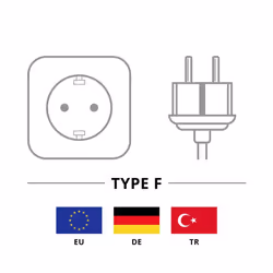 Goobay 50098 câble électrique Noir 2 m Prise d'alimentation type F IEC C13