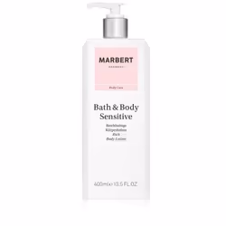 MARBERT Bath &amp; Body Sensitive, Lotion, Femmes, Nourrissant, Apaisant, Universel, 400 ml, Flacon pompe