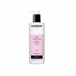 MARBERT Soft Cleansing Milk, Lait nettoyant, Unisexe, Peau sèche, Peau sensible, Nettoyant, Flacon pompe, Alcool, Parabène