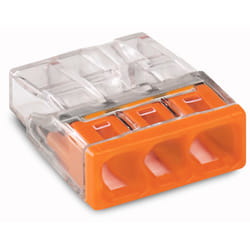 Wago 2273-203 séparateur ou commutateur de câbles Orange, Transparent
