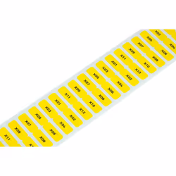 Wago 210-806/000-002, Jaune, Imprimante d'étiquette adhésive, Transfert thermique, 9 mm, 1,5 cm, 138,9 g