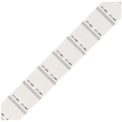 211-855 Etiquette pour impression transfert thermique 18 x 9 mm Couleur de la surface de marquage: blanc Nombre d'étiquettes: 1000 X537402 - Wago