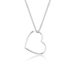 Elli by Julie & Grace Collier Femme Coeur Amour Pendentif Argent