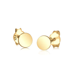 Elli by Julie & Grace Boucles d'Oreilles Cercle Rond Boucles d'oreilles Femme - Or Argent (925/1000)