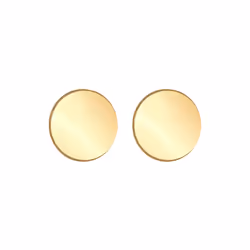 Elli by Julie & Grace Boucles d'Oreilles Cercle Rond Boucles d'oreilles Femme - Or Argent (925/1000)