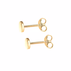 Elli by Julie & Grace Boucles d'Oreilles Cercle Rond Boucles d'oreilles Femme - Or Argent (925/1000)