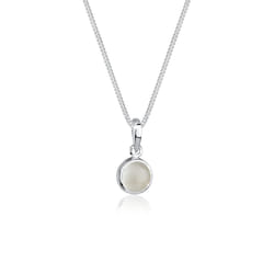 Elli by Julie & Grace Collier pendentif pierre de lune en argent sterling 925 pour femmes élégantes