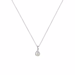 Elli by Julie & Grace Collier pendentif pierre de lune en argent sterling 925 pour femmes élégantes