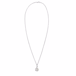 Elli by Julie & Grace Collier pendentif pierre de lune en argent sterling 925 pour femmes élégantes