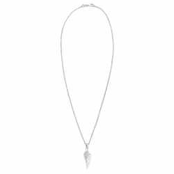 Elli by Julie & Grace Collier Femme Aile avec Cristal en Argent 925
