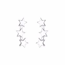 Elli by Julie & Grace Boucles d'Oreilles étoile Astro Trend Star constellation 925 argent