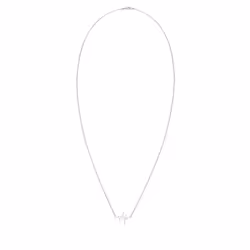 Elli by Julie & Grace Collier Femme Amour Pulsation de Coeur en Argent Sterling (925/1000) 45 cm