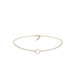 Elli by Julie & Grace Collier Femme Choker Circle Trend Geo Argent Or
