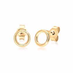 Elli by Julie & Grace Boucles d'Oreilles Geo Minimal en argent sterling 925 Or, Femelle, Argent sterling, Or