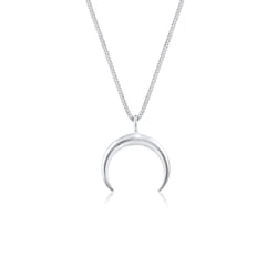 Elli by Julie & Grace Collier Femme Demi Lune en Argent Sterling 925