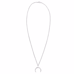 Elli by Julie & Grace Collier Femme Demi Lune en Argent Sterling 925