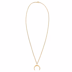 Elli by Julie & Grace Collier Femme Demi Lune en Argent Sterling 925 Or