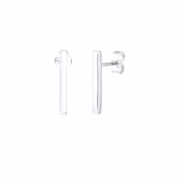 Elli by Julie & Grace Boucles d'Oreilles Bar Geo Boucles d'Oreilles Femme - Argent (925/1000), Femelle, Argent sterling, Arge ...
