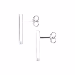 Elli by Julie & Grace Boucles d'Oreilles Bar Geo Boucles d'Oreilles Femme - Argent (925/1000)