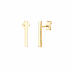 Elli by Julie & Grace Boucles d'Oreilles Bar Geo Boucles d'Oreilles Femme - Argent (925/1000) Or, Femelle, Argent sterling, O ...