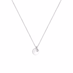 Elli by Julie & Grace Collier Femme Pierre de Naissance Cristal Argent