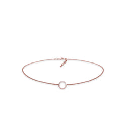 Elli by Julie & Grace Collier Femme Choker Circle Trend Geo Or rose