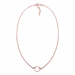 Elli by Julie & Grace Collier Femme Choker Circle Trend Geo Or rose