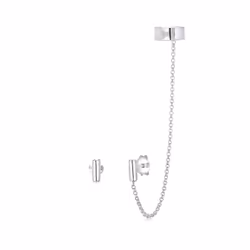 Elli by Julie & Grace Boucles d'Oreilles Ear Cuff Boucles d'oreilles Femme - (925/1000) Argent, Femelle, Argent, Argent