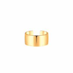 Elli by Julie & Grace Boucles d'Oreilles Ear Cuff Base Tendance Boucles d'oreilles Femme - (925/1000) Argent Or