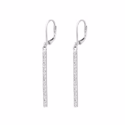 Elli by Julie & Grace Boucles d'Oreilles Geo Look avec des Cristaux Boucles d'Oreille Femme - (925/1000) Argent
