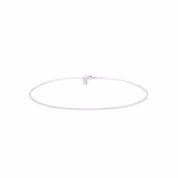 Elli by Julie & Grace Collier Femme Choker Basic en Argent Sterling, Collier ras du cou, Chaîne à perles/billes, Femelle, Arg ...